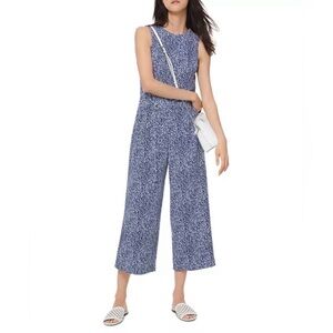 Michael Kors Blue Patterned Sleeveless Jumpsuit

#1273